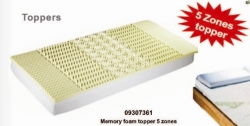 5 zones topper mattress mermoy foam