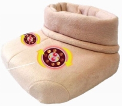 Shiatsu foot warmer massager