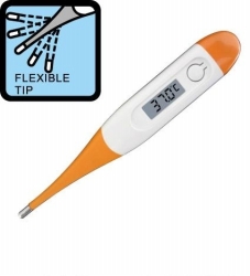 Flexible digital thermometer