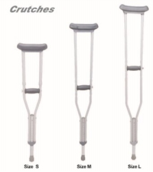 alumnium crutches