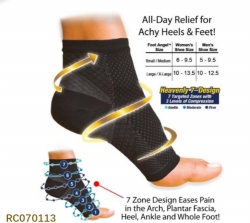 Anti fatigue compression foot sleeve