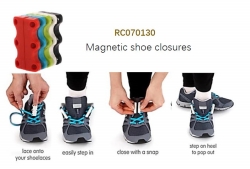 Magnetic shoe closures