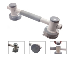 EXTENDABLE SUCTION GRAB BAR