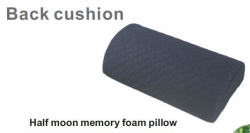 Half moon memory foam pillow